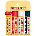 Alternate image 0 for Burt&#39;s Bees&reg; 4-Pack  .15 oz. Assorted Lip Balms