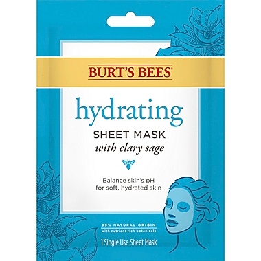 Burt&#39;s Bees&reg; Hydrating Sheet Mask with Clary Sage. View a larger version of this product image.