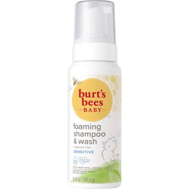 Burt's Bees&trade; 8.4 fl.oz. Baby Foaming Shampoo and Wash. View a larger version of this product image.