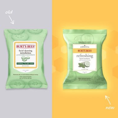 Burt's Bees&reg; 30-Count Facial Cleansing Towelettes in Cucumber and Mint. View a larger version of this product image.