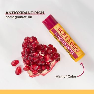 Burt's Bees&reg; 0.15 oz. Replenishing Lip Balm with Pomegranate Oil (2-Pack). View a larger version of this product image.