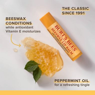 Burt's Bees&reg; 4-Pack  .15 oz. Assorted Lip Balms. View a larger version of this product image.