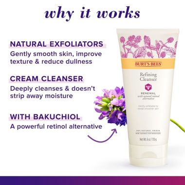 Burt's Bees&reg; 6 oz. Refining Cleanser. View a larger version of this product image.
