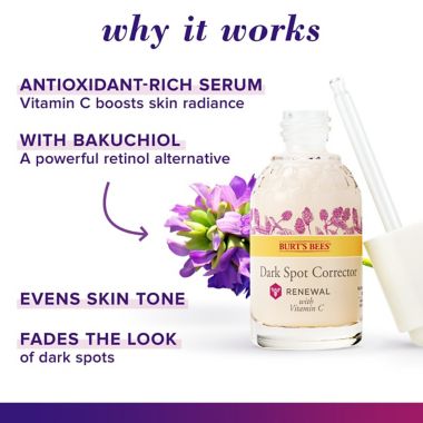 Burt's Bees&reg; 1 oz. Dark Spot Corrector Renewal. View a larger version of this product image.