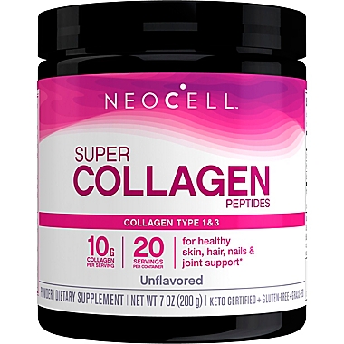 Neocell&reg; 7 oz. 6,600 mg Super Collagen&trade; Type 1 & 3. View a larger version of this product image.