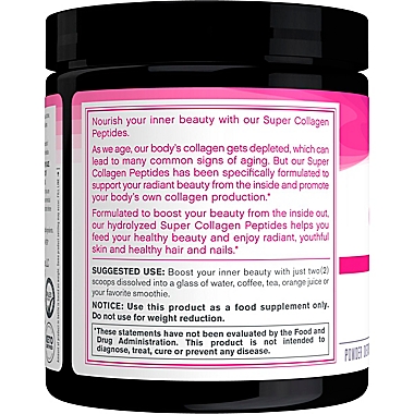 Neocell&reg; 7 oz. 6,600 mg Super Collagen&trade; Type 1 & 3. View a larger version of this product image.