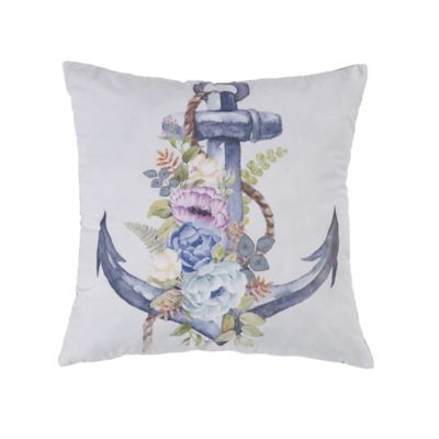 Your Lifestyle by Donna Sharp &quot;Anchor&quot; Square Throw Pillow