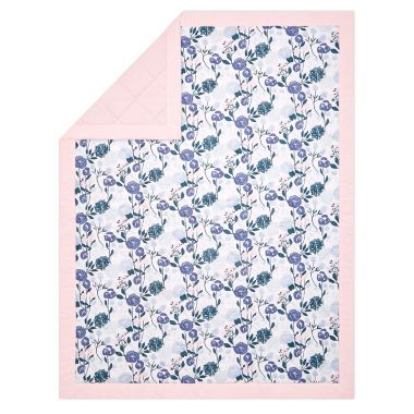 aden + anais&trade; essentials Flowers Bloom 3-Piece Cotton Crib Bedding Set in Pink. View a larger version of this product image.