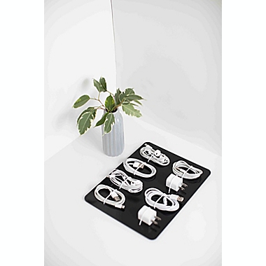 Cord Board&reg; Organizer in Black. View a larger version of this product image.
