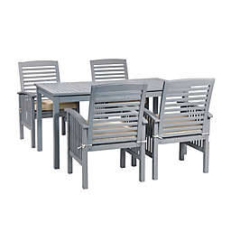 Forest Gate Arvada 5-Piece Acacia Wood Outdoor Dining Set