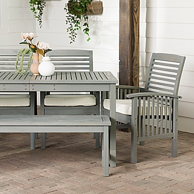 Forest Gate Arvada 6-Piece Acacia Wood Outdoor Dining Set. View a larger version of this product image.
