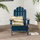 Alternate image 10 for Forest Gate Arvada Acacia Outdoor Folding Adirondack Chair in Navy
