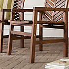 Alternate image 13 for Forest Gate Olive Acacia Wood Outdoor Chairs in Dark Brown (Set of 2)