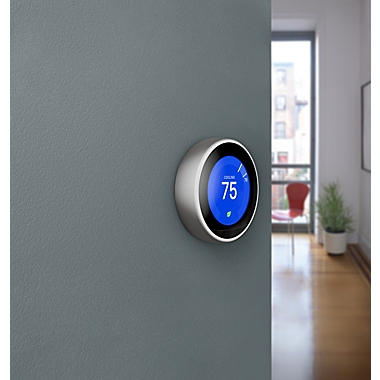 Google Nest Learning Third Generation Thermostat in White. View a larger version of this product image.