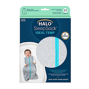 HALO&reg; SleepSack&reg; Medium Ideal Temp Wearable Blanket in Grey. View a larger version of this product image.