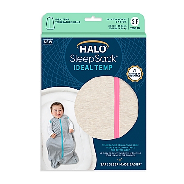 HALO&reg; SleepSack&reg; Medium Ideal Temp Wearable Blanket in Oatmeal. View a larger version of this product image.