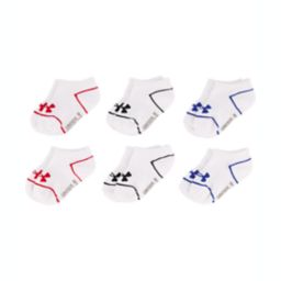 Under Armour® 6-Pack Basic Essentials Low Cut Socks in White