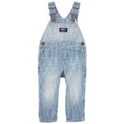 OshKosh B'gosh&reg; Hickory Stripe Overalls in Blue