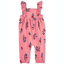 carter's® Newborn Floral Jumpsuit in Pink