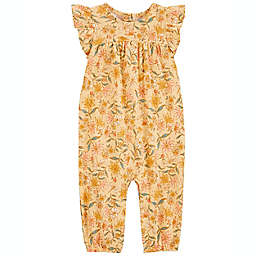 carter's® Size 3M Floral Jumpsuit in Yellow