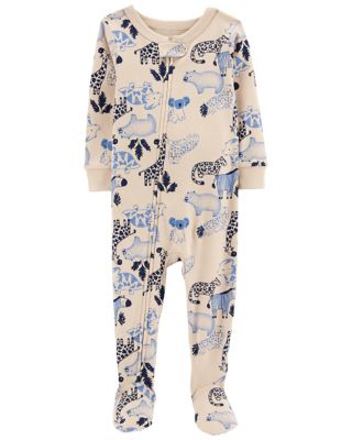 Carters Thermal PJs Pajamas SNP Footed Sleeper Animals Size NB 2 Pack Lamb NWT 889338716551 
