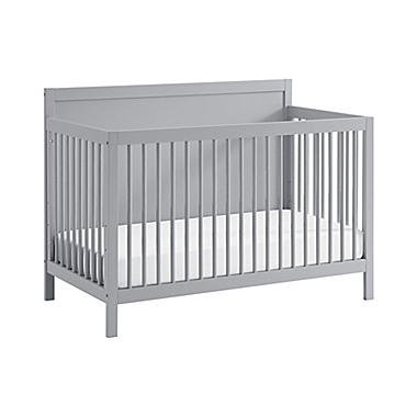 4-in-1 Convertible Crib w Headboard by M Design Village Curated for mighty goods&trade; in Grey. View a larger version of this product image.