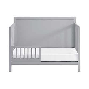 4-in-1 Convertible Crib w Headboard by M Design Village Curated for mighty goods&trade; in Grey. View a larger version of this product image.