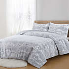Alternate image 1 for Faux Fur 3-Piece King Comforter Set in Palomino Grey