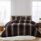 Alternate image 0 for Faux Fur 3-Piece Full/Queen Comforter Set in Cocoa