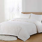 Alternate image 1 for Faux Fur 3-Piece Full/Queen Comforter Set in White