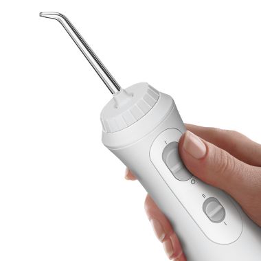 Waterpik&reg; Cordless Plus Waterflosser&reg; in White. View a larger version of this product image.