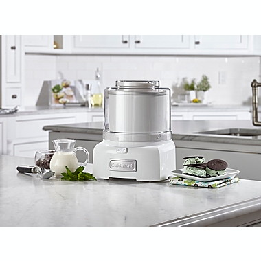 Cuisinart&reg; Ice Cream/Frozen Yogurt Maker in White. View a larger version of this product image.