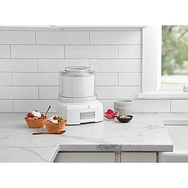 Cuisinart&reg; Ice Cream/Frozen Yogurt Maker in White. View a larger version of this product image.