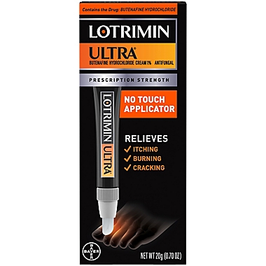Lotrimin Ultra&reg; 0.70 fl. oz. Athletes Foot Cream with No-Touch Applicator. View a larger version of this product image.
