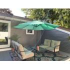 Alternate image 9 for Sunnydaze Decor 9.59-Foot Octagon Offset Cantilever Patio Umbrella