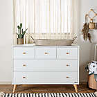 Alternate image 6 for dadada&reg; Austin 5-Drawer Double Dresser in White/Natural