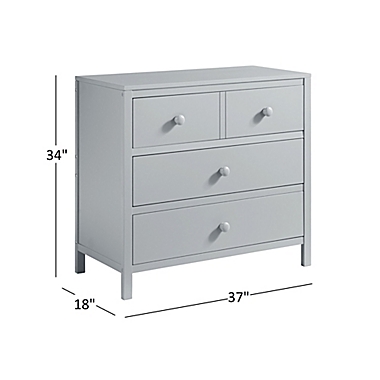 3-Drawer Dresser by M Design Village Curated for mighty goods&trade; in Grey. View a larger version of this product image.