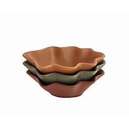 Bee & Willow™ 3-Piece Figural Leaf Dip Bowls Set