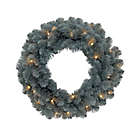 Alternate image 0 for Studio 3B&trade; 24-Inch LED Decorative Holiday Wreath in Grey