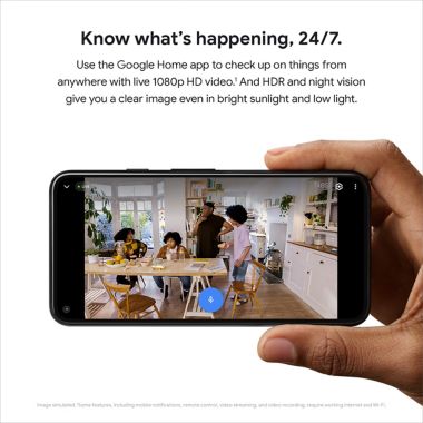 Google Nest Cam (Wired) in Snow. View a larger version of this product image.