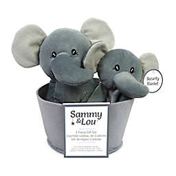 Sammy & Lou 3-Piece Elephant Gift Set in Grey