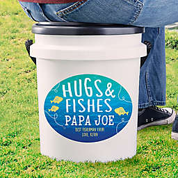 Hugs & Fishes 19 Qt. Bucket Cooler