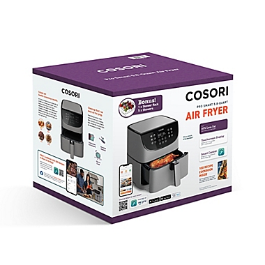 Cosori 5.8 qt. Smart Air Fryer with Skewer Rack Set. View a larger version of this product image.