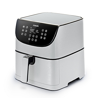 Cosori 5.8 qt. Smart Air Fryer with Skewer Rack Set in Grey. View a larger version of this product image.