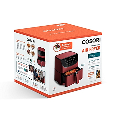 Cosori Premium 5.8 qt. Air Fryer &amp; Skewer Rack Set. View a larger version of this product image.