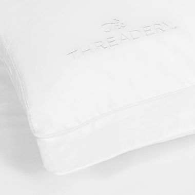 The Threadery&trade; Duck Down Firm Support Standard/Queen Bed Pillow. View a larger version of this product image.