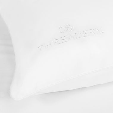 The Threadery&trade; Duck Down Medium Support Standard/Queen Bed Pillow. View a larger version of this product image.