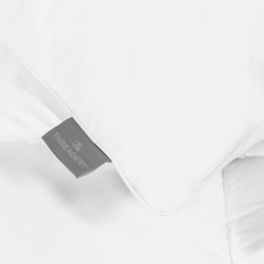 The Threadery&trade; Duck Down Medium Support Standard/Queen Bed Pillow. View a larger version of this product image.