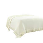 Alternate image 0 for Lush D&eacute;cor Reyna Soft Knitted Ruffle Throw Blanket in Ivory