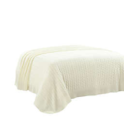 Lush Décor Cable Soft Knit Throw Blanket
